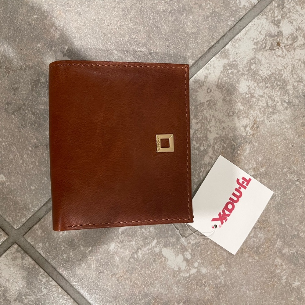 Lodis Brown Leather Wallet NWT